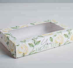 Коробка складная «Flowers», 20 × 12 × 4 см Изображение Коробка складная «Flowers», 20 × 12 × 4 см